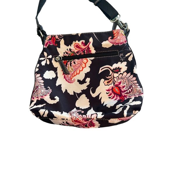 Franco Sarto Women's Multicolor Floral Print Crossbody Bag Size 10" x 10" - Picture 7 of 12